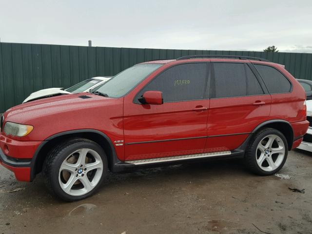 5UXFB93523LN80868 - 2003 BMW X5 4.6IS RED photo 9