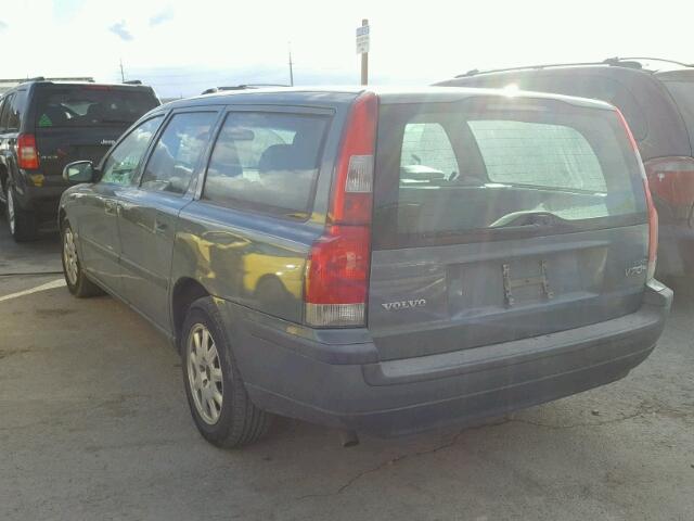 YV1SW61R921190105 - 2002 VOLVO V70 BLUE photo 3