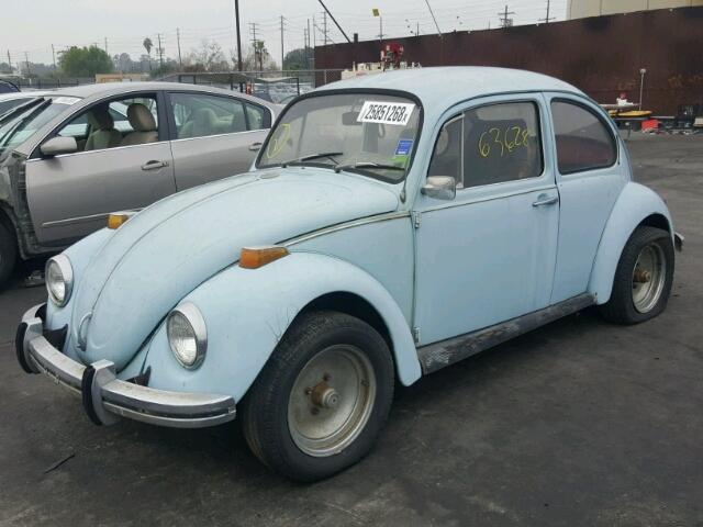 1122695867 - 1972 VOLKSWAGEN BEETLE BLUE photo 2