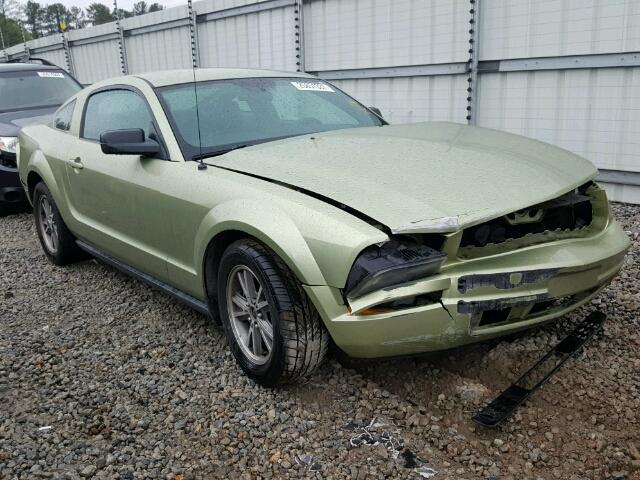 1ZVFT80N355120233 - 2005 FORD MUSTANG GREEN photo 1