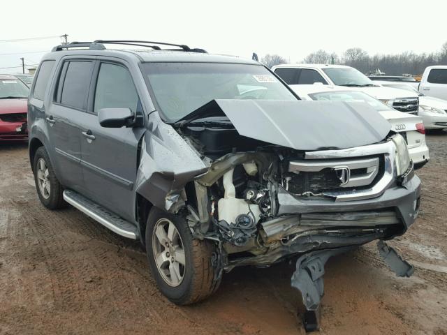 5FNYF48619B015994 - 2009 HONDA PILOT EXL GRAY photo 1