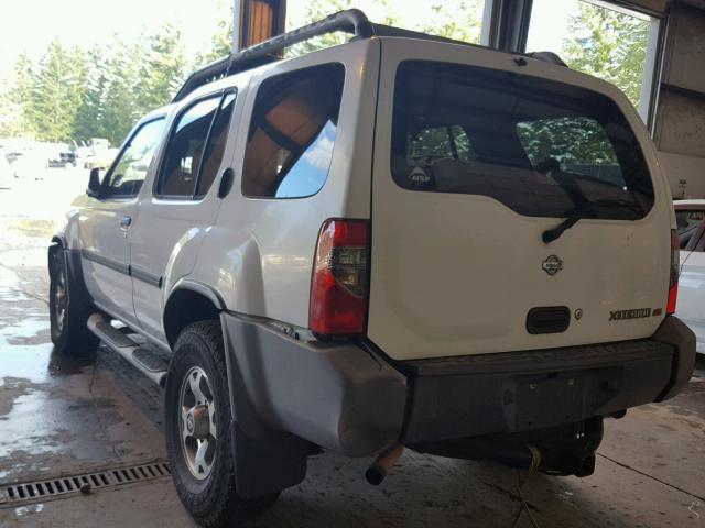 5N1ED28Y4YC535760 - 2000 NISSAN XTERRA XE WHITE photo 3