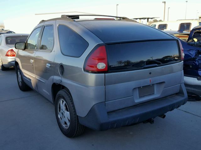 3G7DA03E61S530293 - 2001 PONTIAC AZTEK BEIGE photo 3