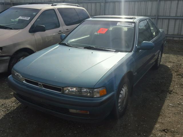 1HGCB7165MA064667 - 1991 HONDA ACCORD EX TEAL photo 2