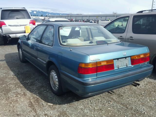 1HGCB7165MA064667 - 1991 HONDA ACCORD EX TEAL photo 3