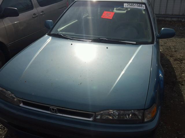 1HGCB7165MA064667 - 1991 HONDA ACCORD EX TEAL photo 9