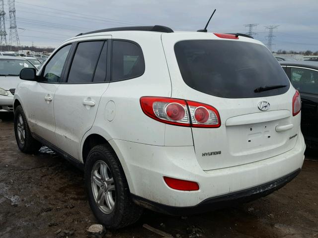 5NMSG3AB9AH346958 - 2010 HYUNDAI SANTA FE G WHITE photo 3