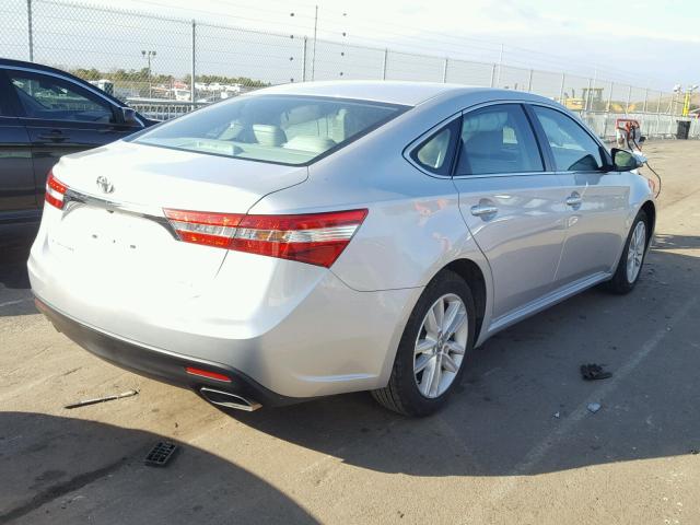 4T1BK1EB0EU130584 - 2014 TOYOTA AVALON BAS SILVER photo 4