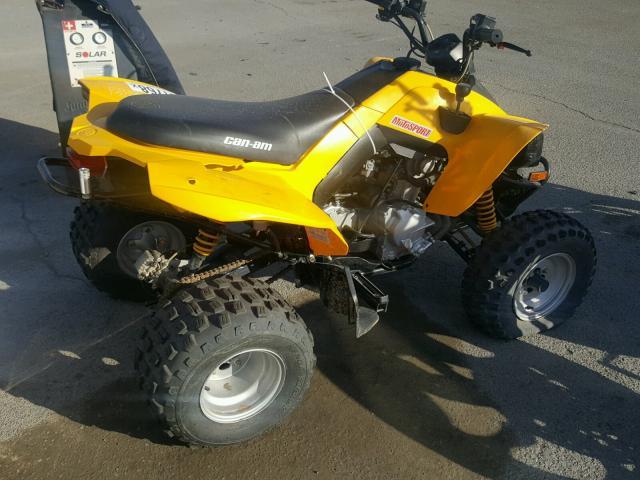 RFGUB25157S005117 - 2007 CAN-AM ATV YELLOW photo 4