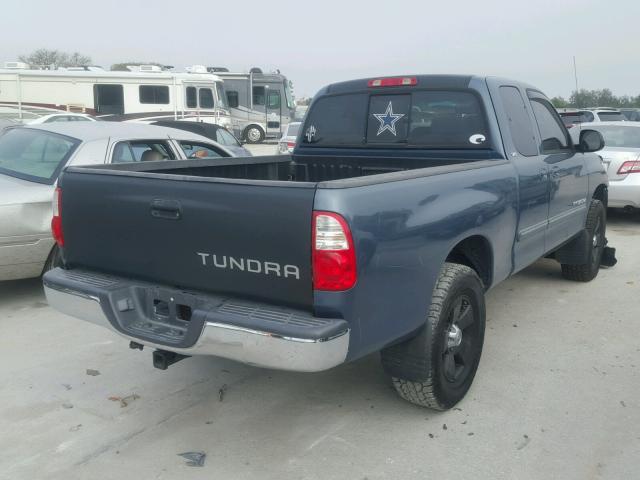 5TBRU34106S478207 - 2006 TOYOTA TUNDRA ACC BLUE photo 4