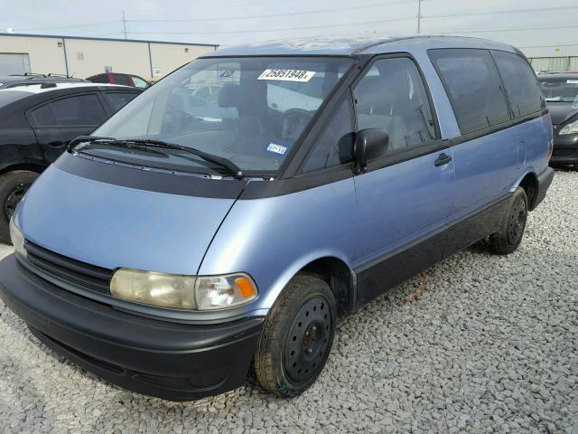 JT3AC11R2S1177780 - 1995 TOYOTA PREVIA DX BLUE photo 2