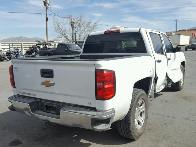 3GCUKREC1EG546392 - 2014 CHEVROLET SILVERADO WHITE photo 4