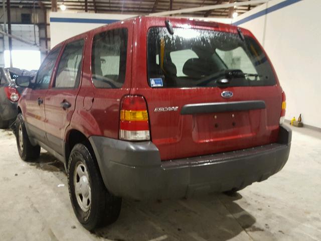 1FMYU92Z46KD54118 - 2006 FORD ESCAPE XLS RED photo 3