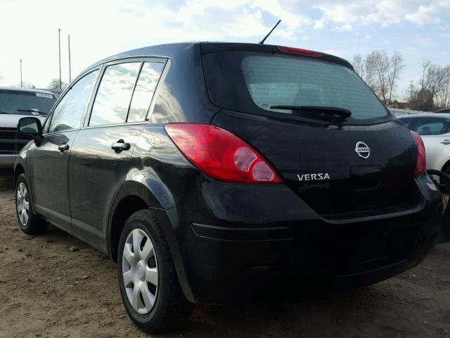 3N1BC1CP5BL403558 - 2011 NISSAN VERSA S BLACK photo 3