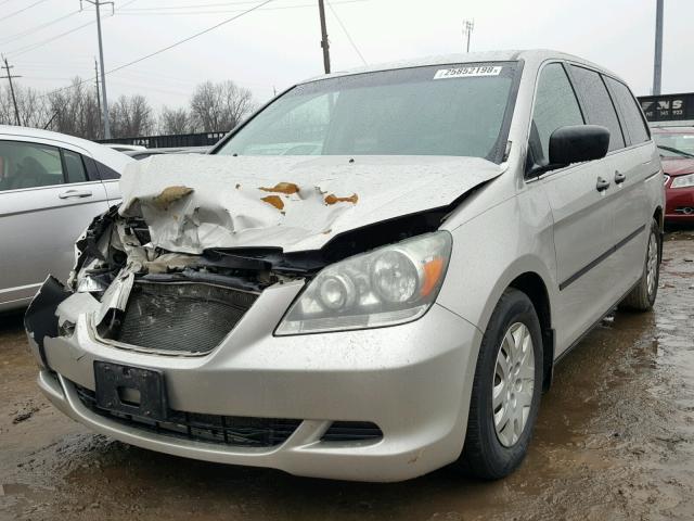 5FNRL38226B028253 - 2006 HONDA ODYSSEY LX SILVER photo 2