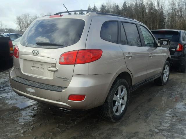 5NMSH73EX7H012085 - 2007 HYUNDAI SANTA FE S GOLD photo 4