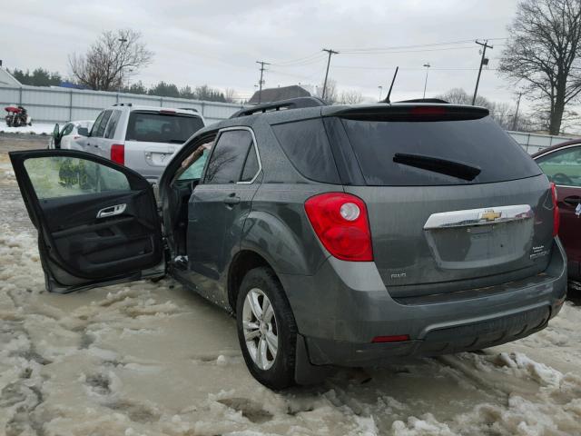 2GNFLEEK0D6251436 - 2013 CHEVROLET EQUINOX LT GRAY photo 3