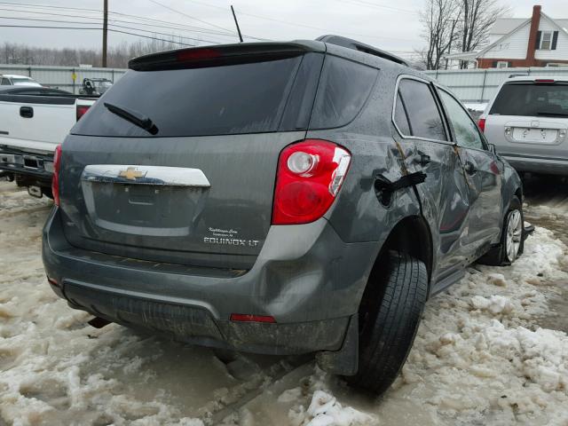 2GNFLEEK0D6251436 - 2013 CHEVROLET EQUINOX LT GRAY photo 4