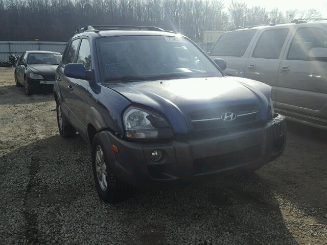 KM8JN12D38U862768 - 2008 HYUNDAI TUCSON SE BLUE photo 1