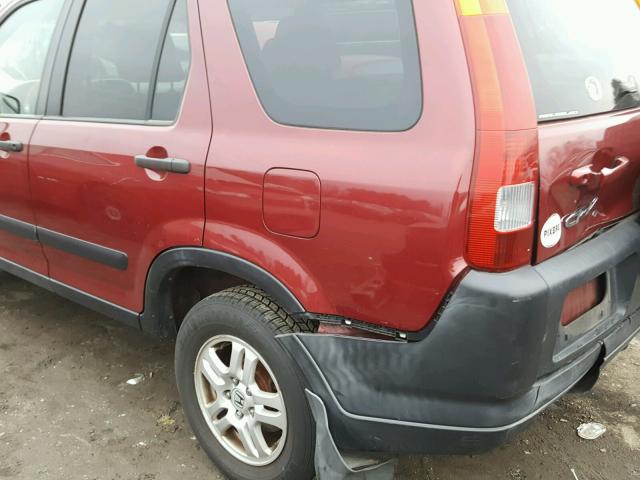 JHLRD78842C042755 - 2002 HONDA CR-V EX RED photo 9