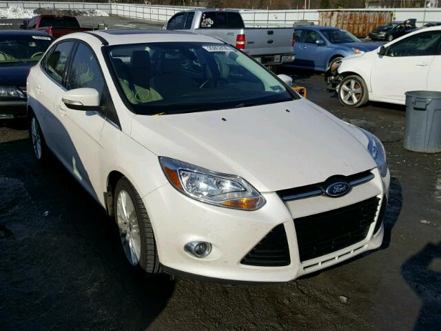 1FAHP3H28CL413010 - 2012 FORD FOCUS SEL WHITE photo 1