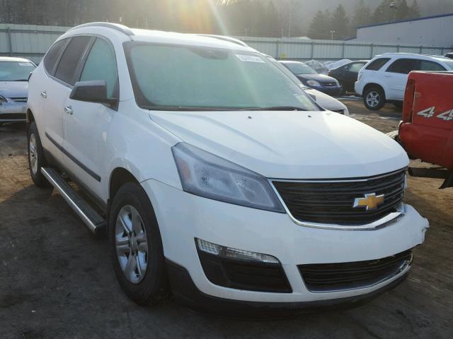 1GNKVFKD6FJ163470 - 2015 CHEVROLET TRAVERSE L WHITE photo 1