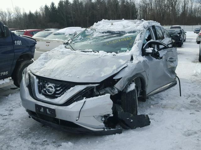 5N1AZ2MH1GN157731 - 2016 NISSAN MURANO S SILVER photo 2