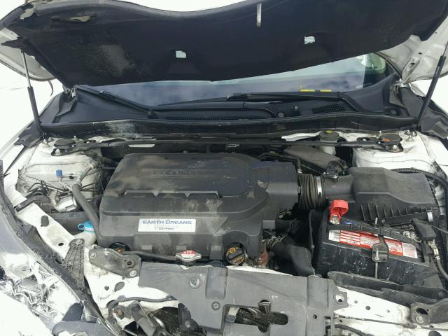 1HGCR3F86EA032598 - 2014 HONDA ACCORD EXL WHITE photo 7