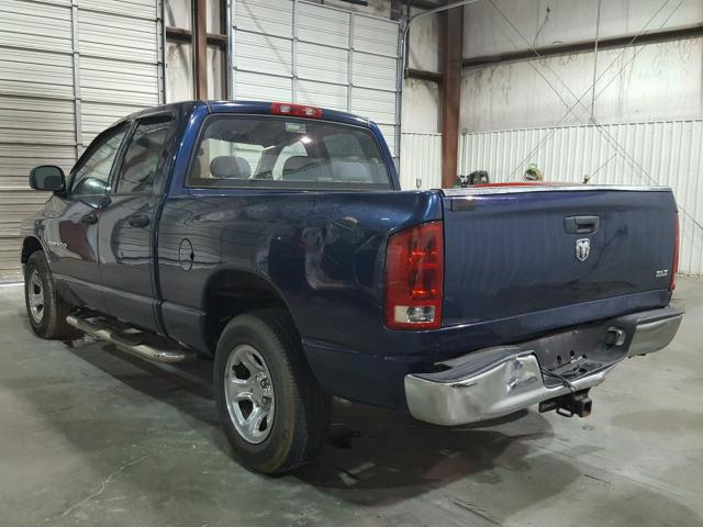 1D7HA18N15J583420 - 2005 DODGE RAM 1500 S BLUE photo 3