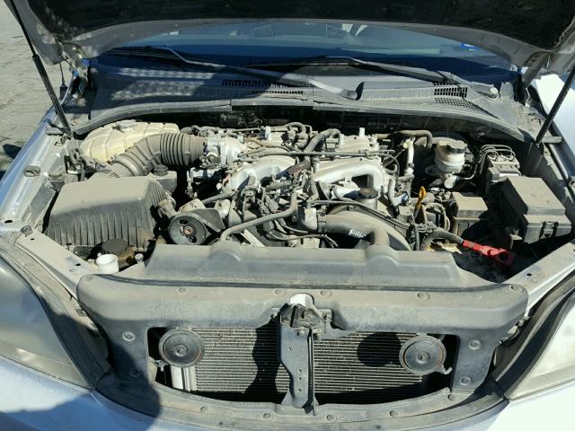 KNDJD733445317487 - 2004 KIA SORENTO EX SILVER photo 7