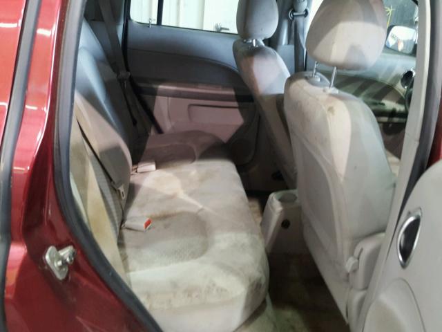 3GNDA13D58S636220 - 2008 CHEVROLET HHR LS MAROON photo 6