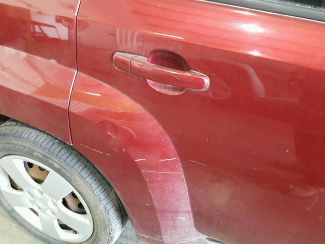 3GNDA13D58S636220 - 2008 CHEVROLET HHR LS MAROON photo 9