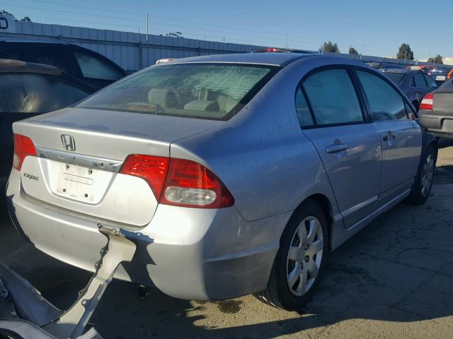 2HGFA1F50AH528006 - 2010 HONDA CIVIC LX SILVER photo 4