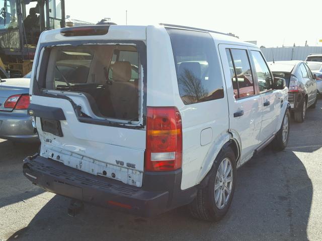 SALAE25457A430892 - 2007 LAND ROVER LR3 SE WHITE photo 4