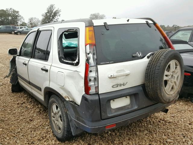 SHSRD788X3U142773 - 2003 HONDA CR-V EX WHITE photo 3