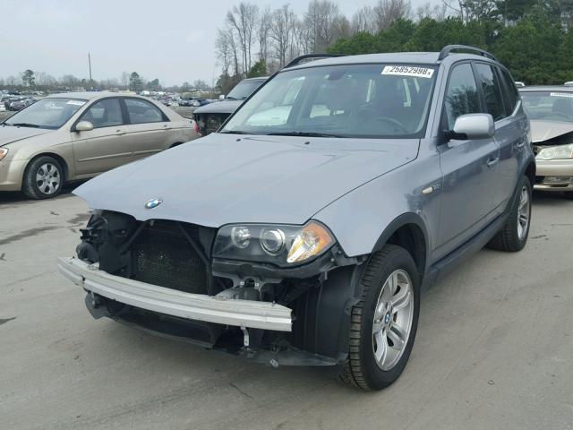 WBXPA934X6WG77308 - 2006 BMW X3 3.0I BLACK photo 2