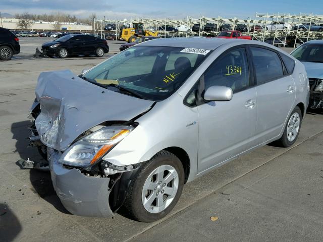 JTDKB20U783374679 - 2008 TOYOTA PRIUS SILVER photo 2