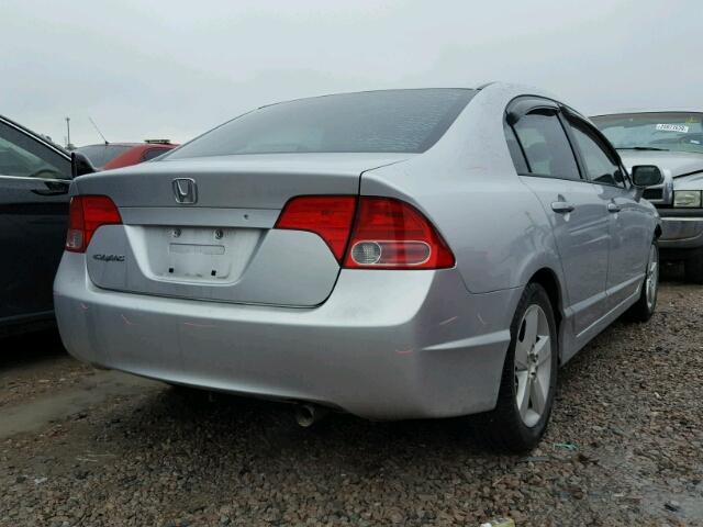 1HGFA15807L001400 - 2007 HONDA CIVIC EX ვერცხლისფერი ფოტო 4
