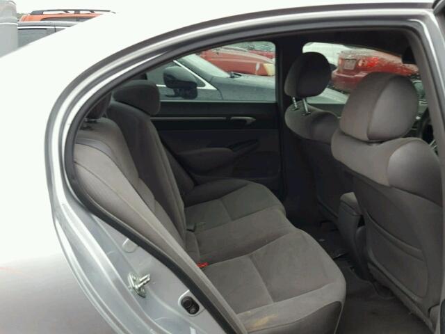 1HGFA15807L001400 - 2007 HONDA CIVIC EX ვერცხლისფერი ფოტო 6