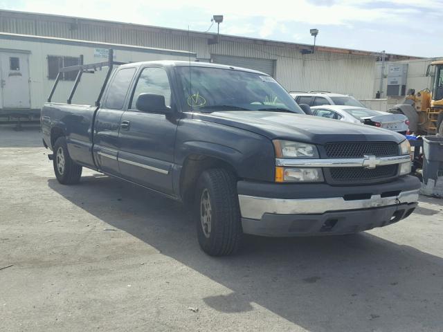 1GCEC19T54E385290 - 2004 CHEVROLET SILVERADO BLACK photo 1