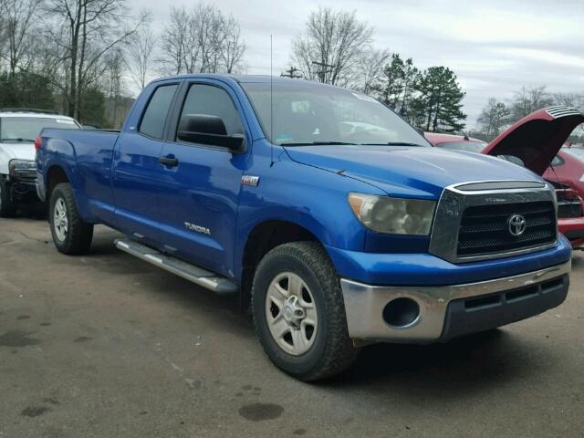 5TFCV54117X003747 - 2007 TOYOTA TUNDRA DOU BLUE photo 1