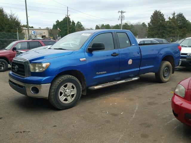 5TFCV54117X003747 - 2007 TOYOTA TUNDRA DOU BLUE photo 2