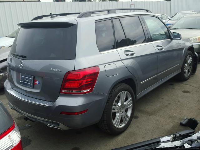 WDCGG8JB6FG361462 - 2015 MERCEDES-BENZ GLK 350 4M GRAY photo 4