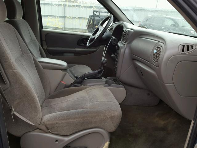 1GNDT13S642179481 - 2004 CHEVROLET TRAILBLAZE BLUE photo 5