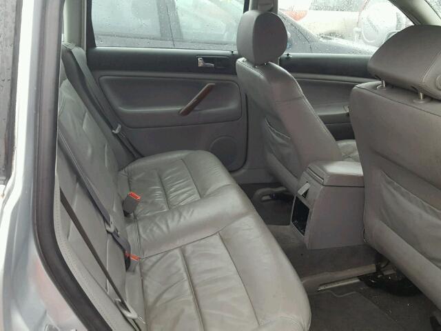 WVWRH63B22P010006 - 2002 VOLKSWAGEN PASSAT GLX SILVER photo 6