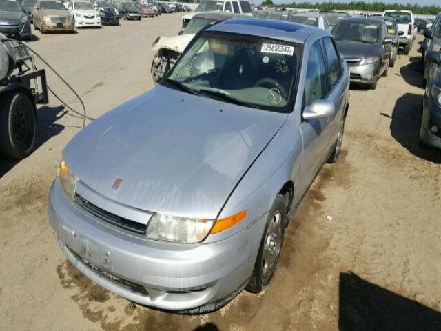 1G8JW54R21Y533652 - 2001 SATURN L300 SILVER photo 2