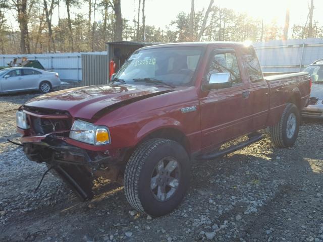 1FTZR45E76PA22053 - 2006 FORD RANGER SUP RED photo 2