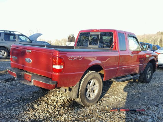 1FTZR45E76PA22053 - 2006 FORD RANGER SUP RED photo 4