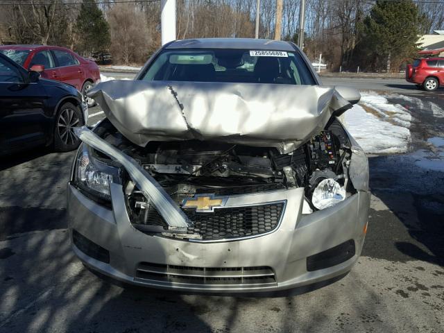 1G1PH5SB4D7225448 - 2013 CHEVROLET CRUZE ECO SILVER photo 9