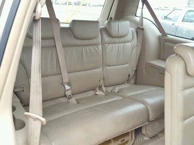 5FNRL38686B419541 - 2006 HONDA ODYSSEY EX GOLD photo 9